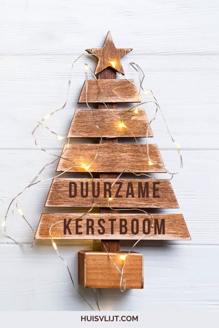 houten kerstboom