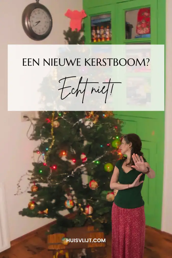 Nieuwe kerstboom kopen? Ik dacht het niet!