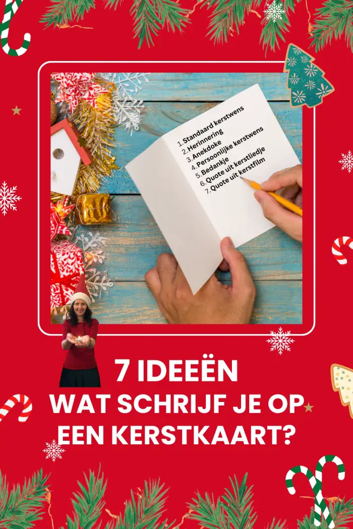wat schrijf je op een kerstkaart