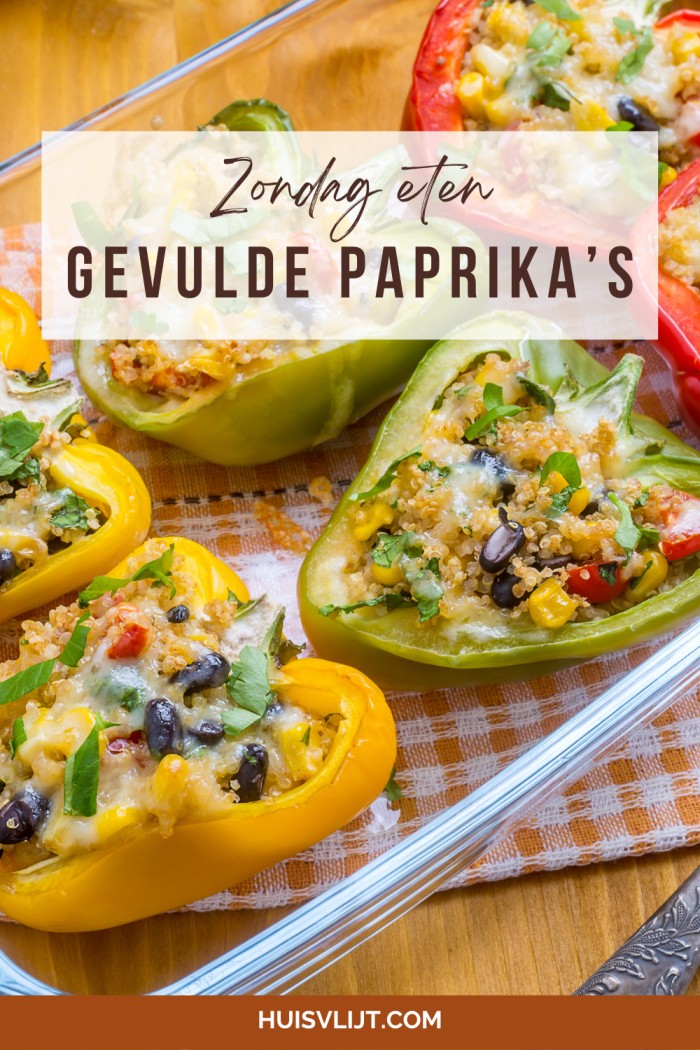 gevulde paprika's