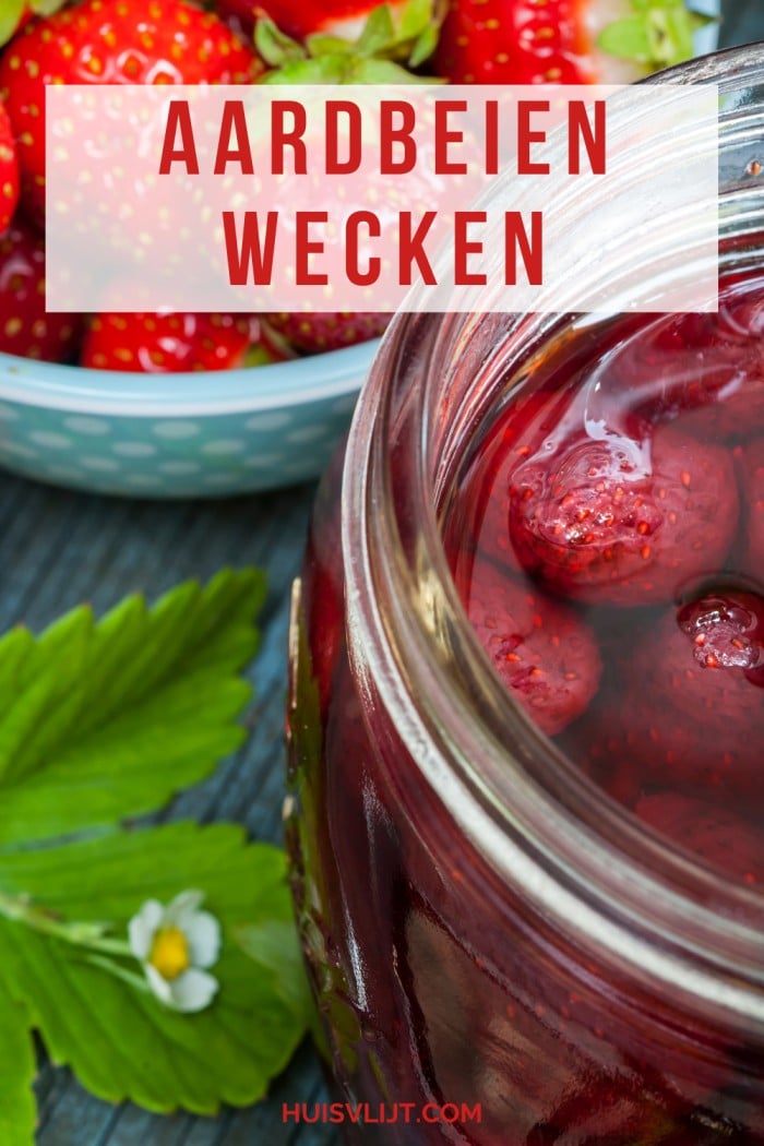 aardbeien bewaren