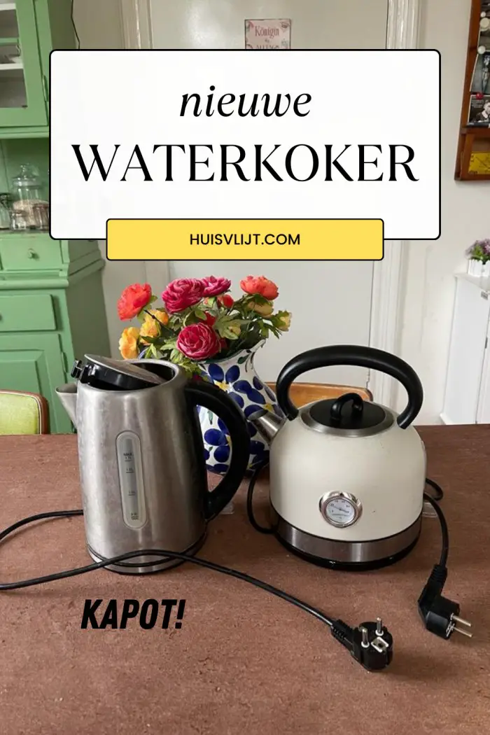 Nieuwe waterkoker