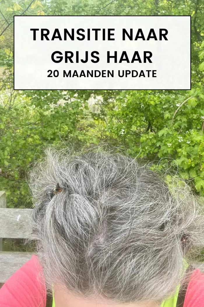 transitie naar grijs haar 20 maanden