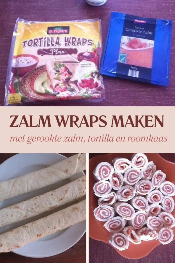 zalm wraps maken