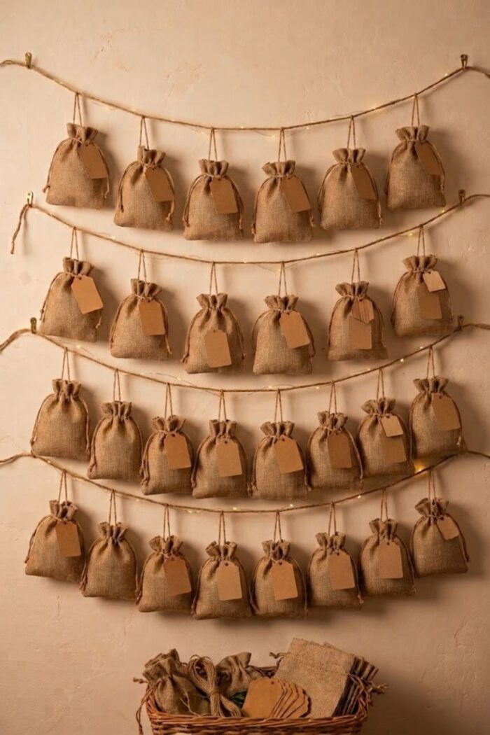 zelfgemaakte adventskalender