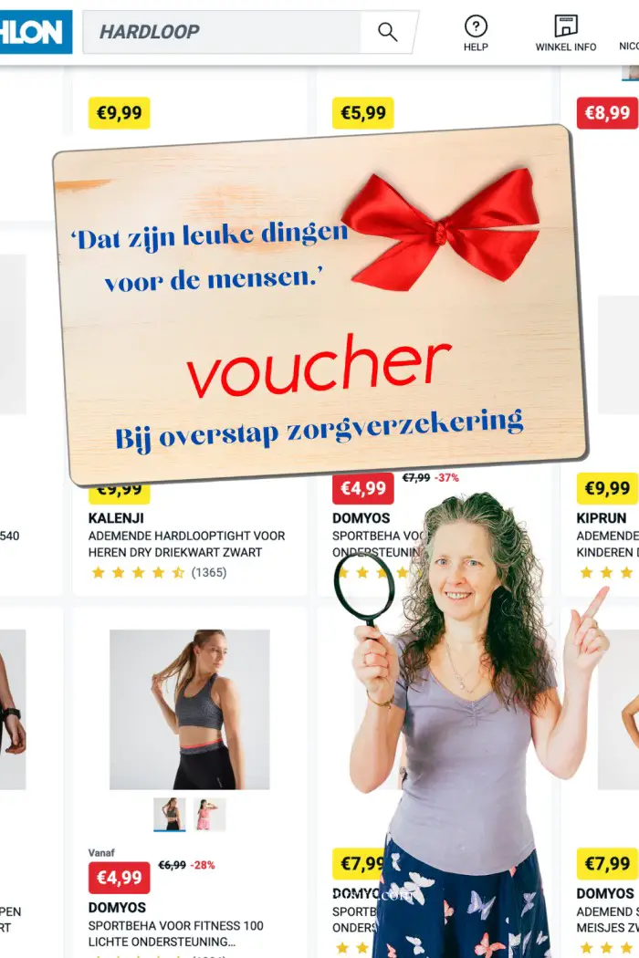 Decathlon voucher bij mijn zorgverzekering 10 euro