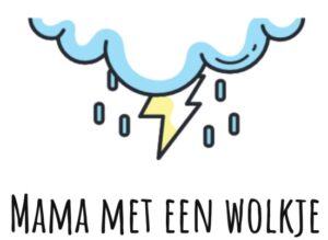 mama met een wolkje