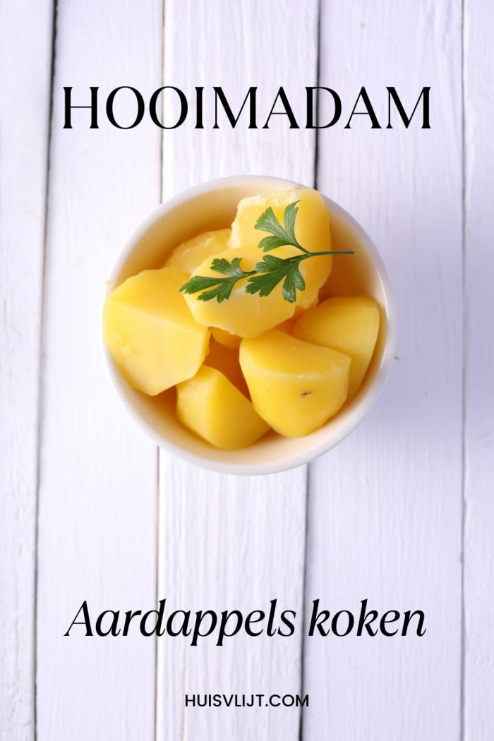 hooimadam aardappels koken