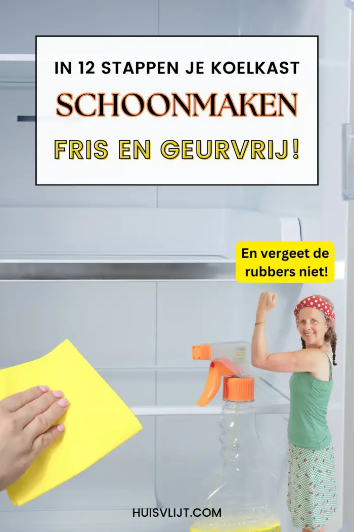 koelkast schoonmaken vieze geurtjes weg