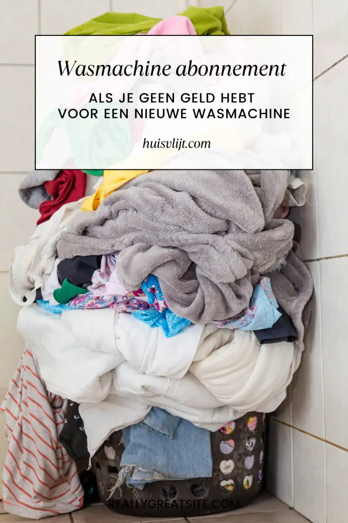 wasmachine leasen