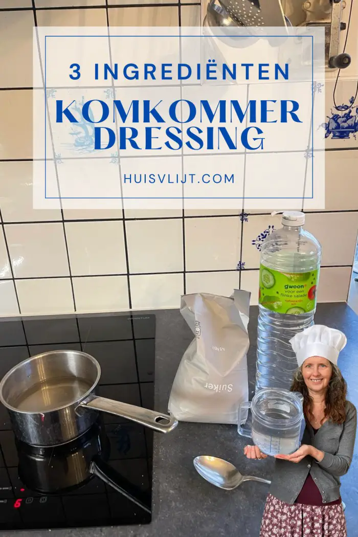 Komkommer dressing met 3 ingrediënten!