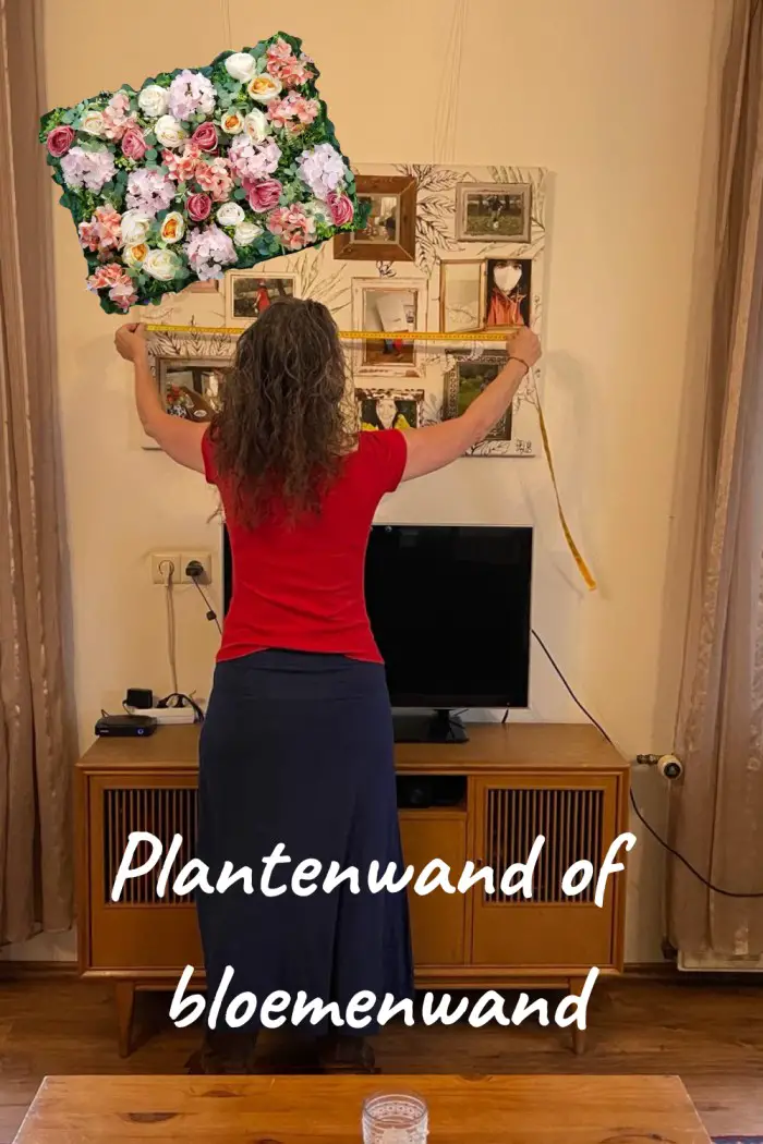 Plantenwand of bloemenwand