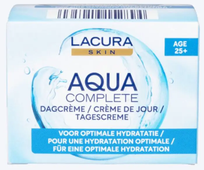 Lacura aqua complete dagcrème van de Aldi.