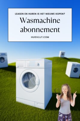 wasmachine abonnement