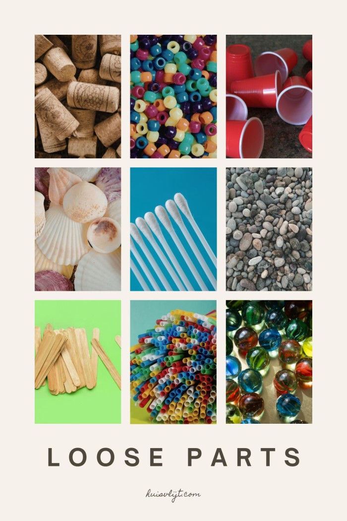 loose parts materialen