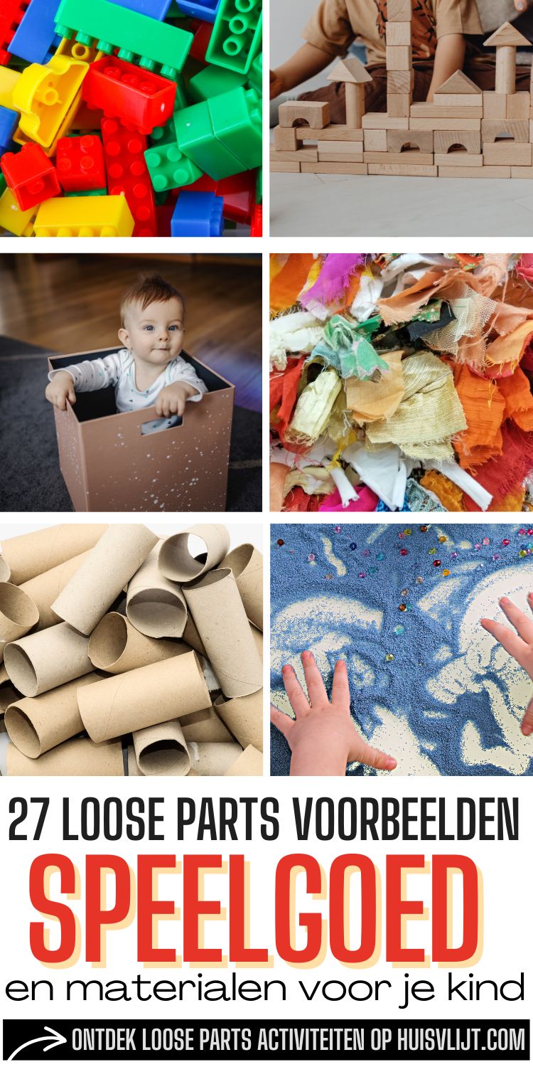 loose parts speel ideeën