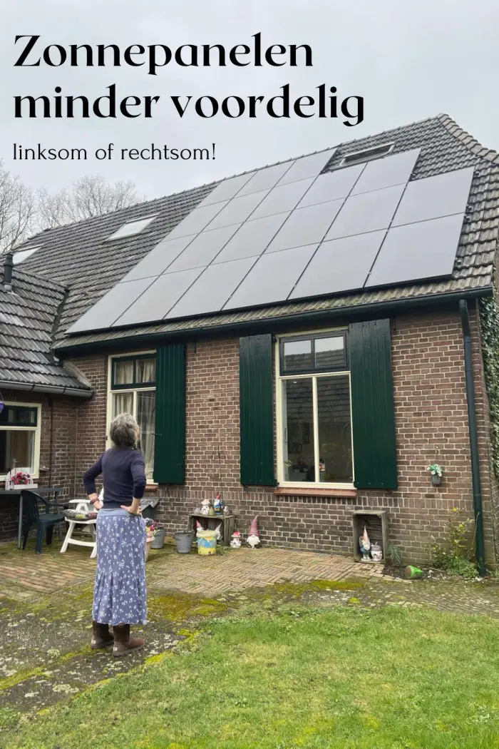 Zonnepanelen minder voordelig: linksom of rechtsom!