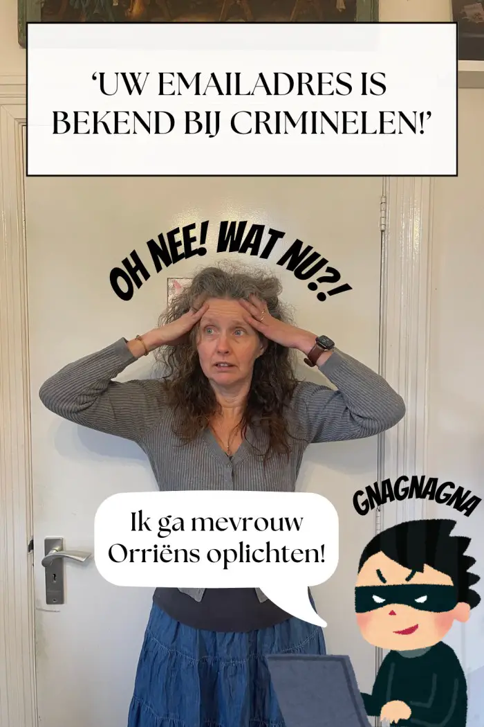 Uw emailadres is bekend bij criminelen!