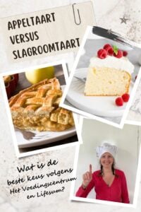 appeltaart vs slagroomtaart