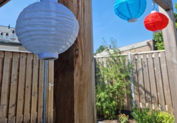 buitenverlichting zonder elektriciteit