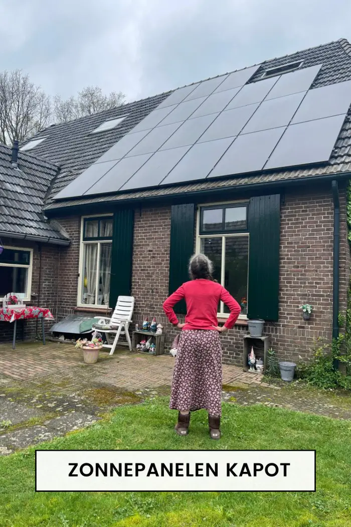 zonnepanelen kapot