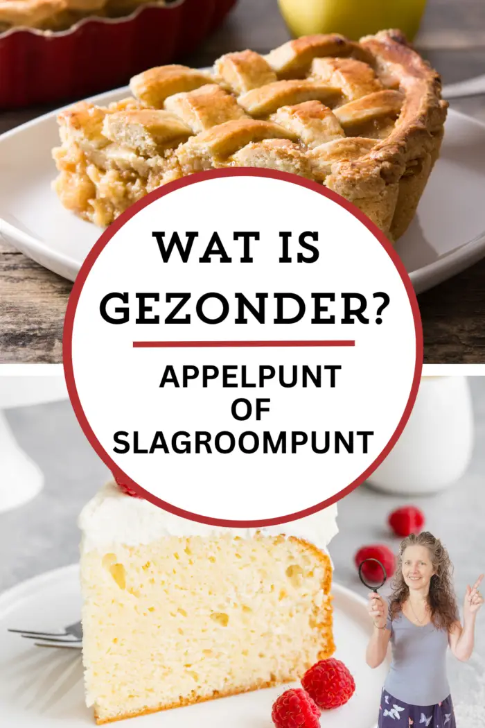 appeltaart versus slagroomtaart