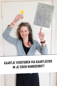 kaartje versturen met je eigen handschrift