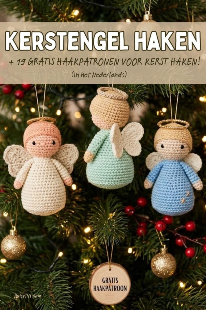 19 gratis kerst haakpatronen in het Nederlands 🎄 1 Overzicht gratis Nederlandse kerst haakpatronen: gehaakte kerstman, engel, ijsbeer, peperkoekmannetje en kerstballen