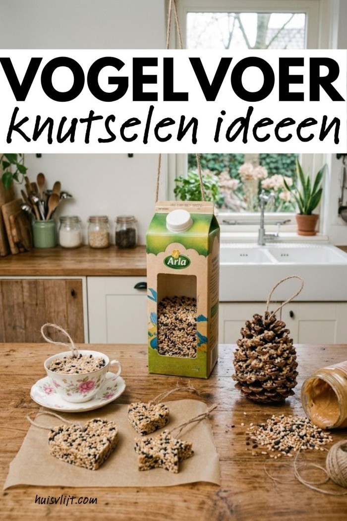 Zelf vogelvoer maken: Simpel recept, koekjesvormen en leuke ideeën 1 vogelvoer ideeen