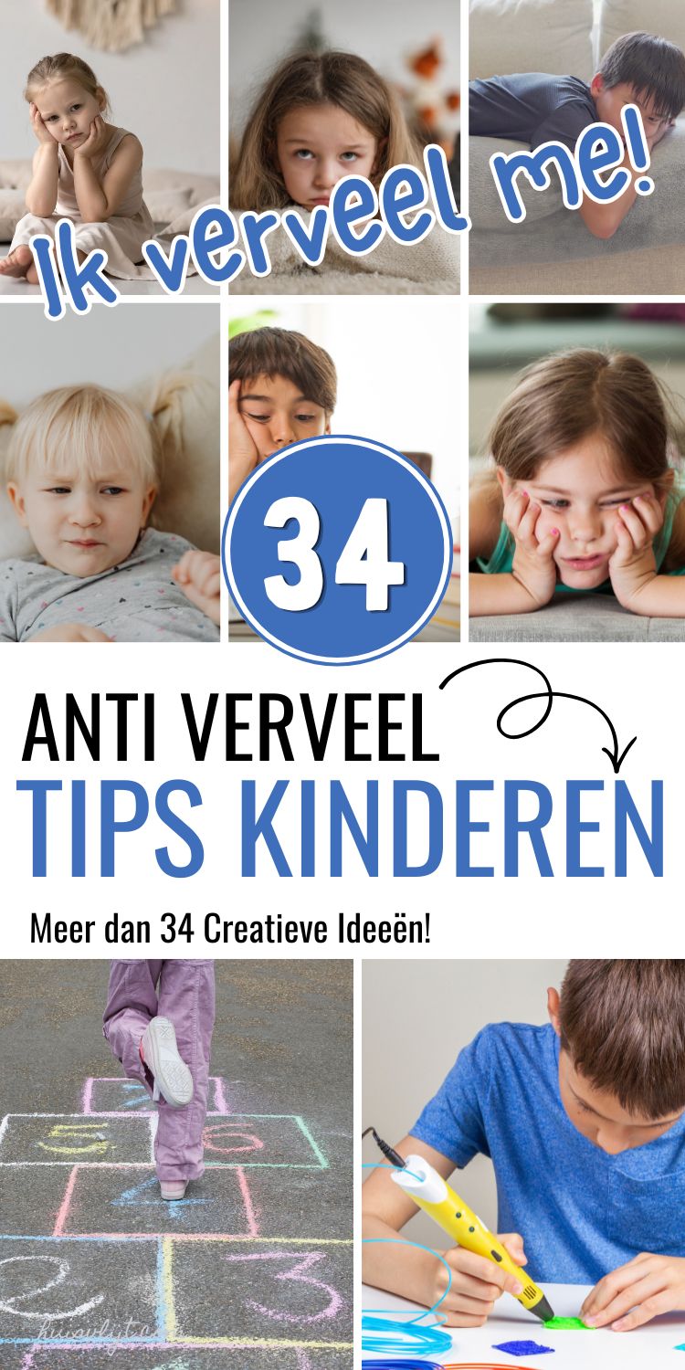 Anti verveel tips voor kinderen (en ouders): wat kun je doen als een kind zich verveelt? 1 34 verveel tips kinderen