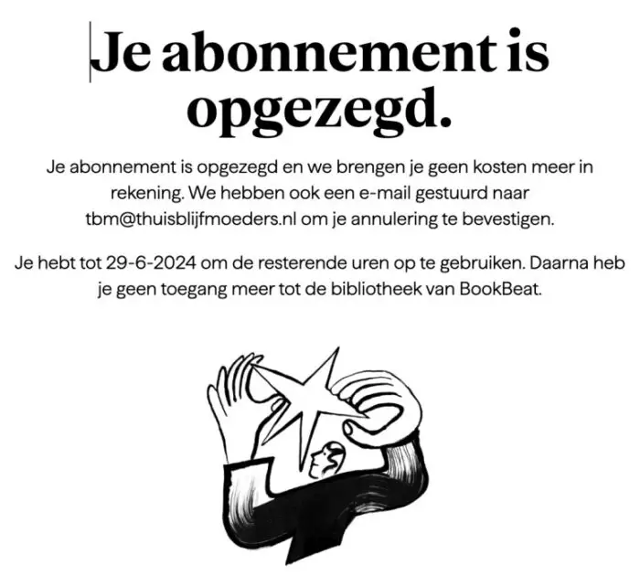 bookbeat opzeggen