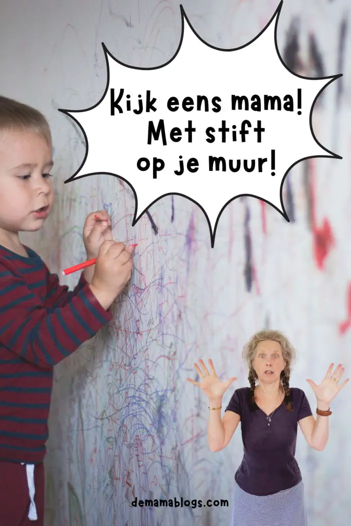 Kijk eens mama Met stift