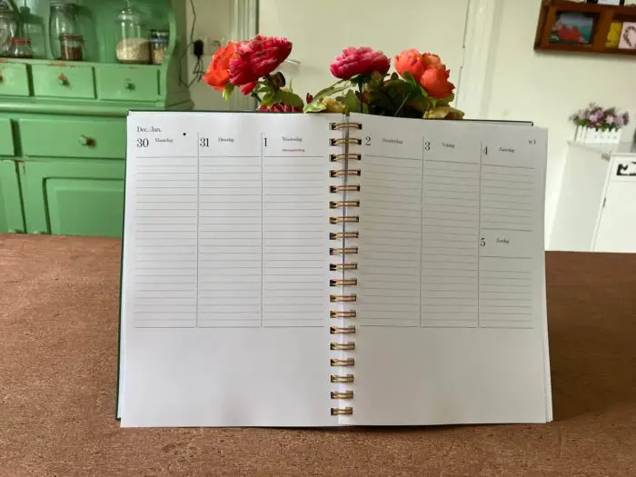 zelf een agenda ontwerpen