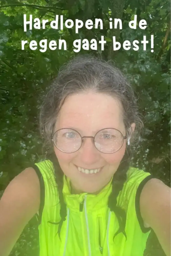hardlopen in de regen