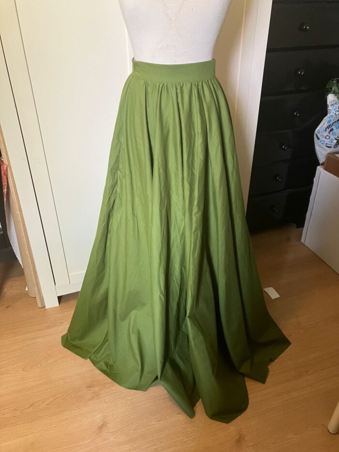 lange rok bloemenjurk