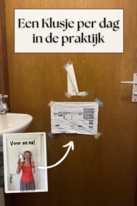 een klusje per dag in de praktijk
