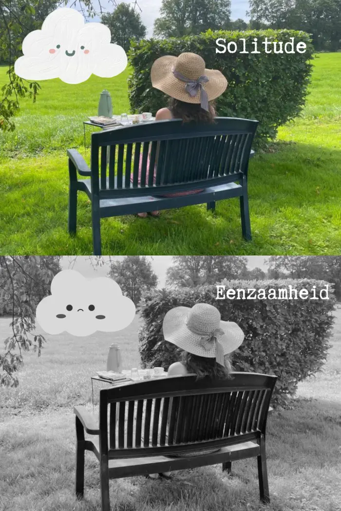 alleen zijn