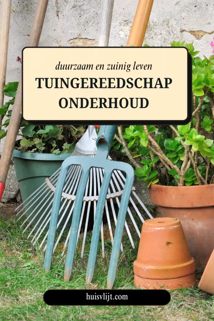 tuingereedschap onderhoud