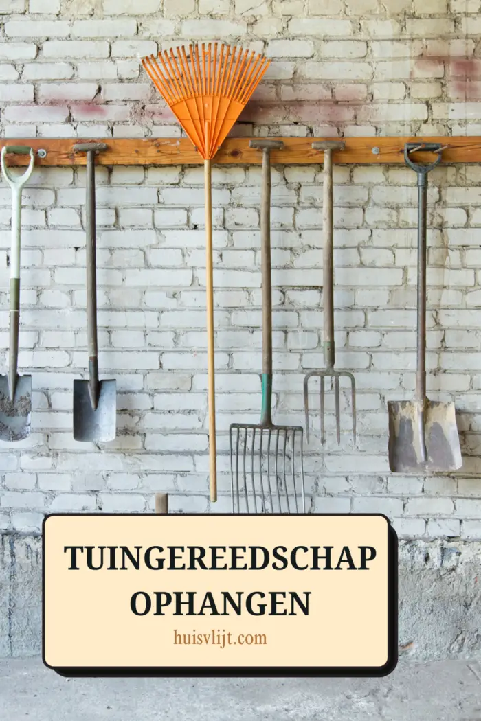 tuingereedschap ophangen