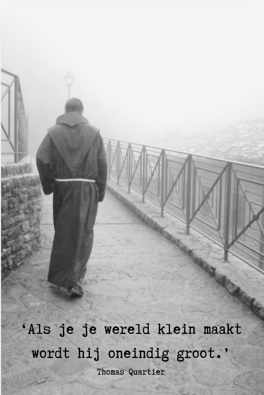 wereld klein maken