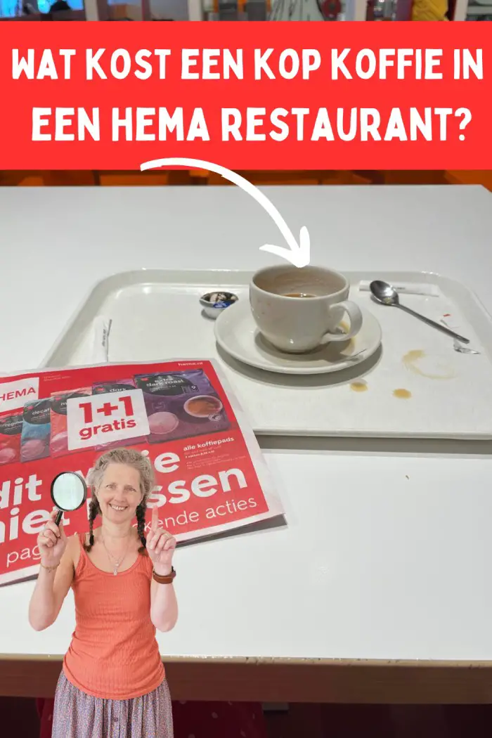 Wat kost een kop koffie in een hema restaurant