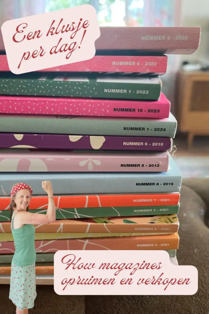 klusje per dag tijdschriften opruimen