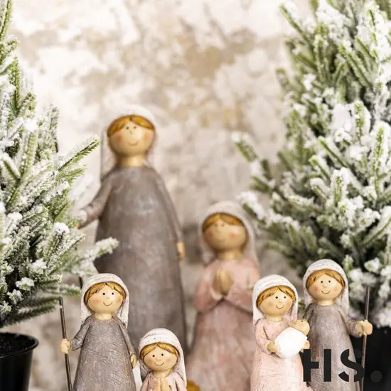 moderne kerststal