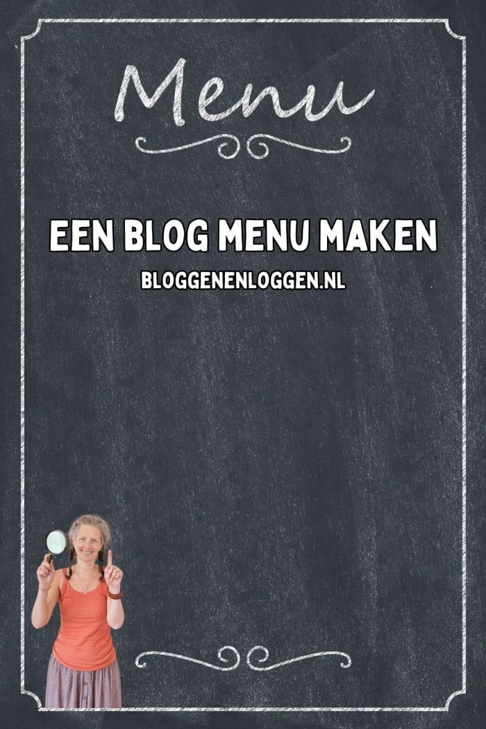 blog menu