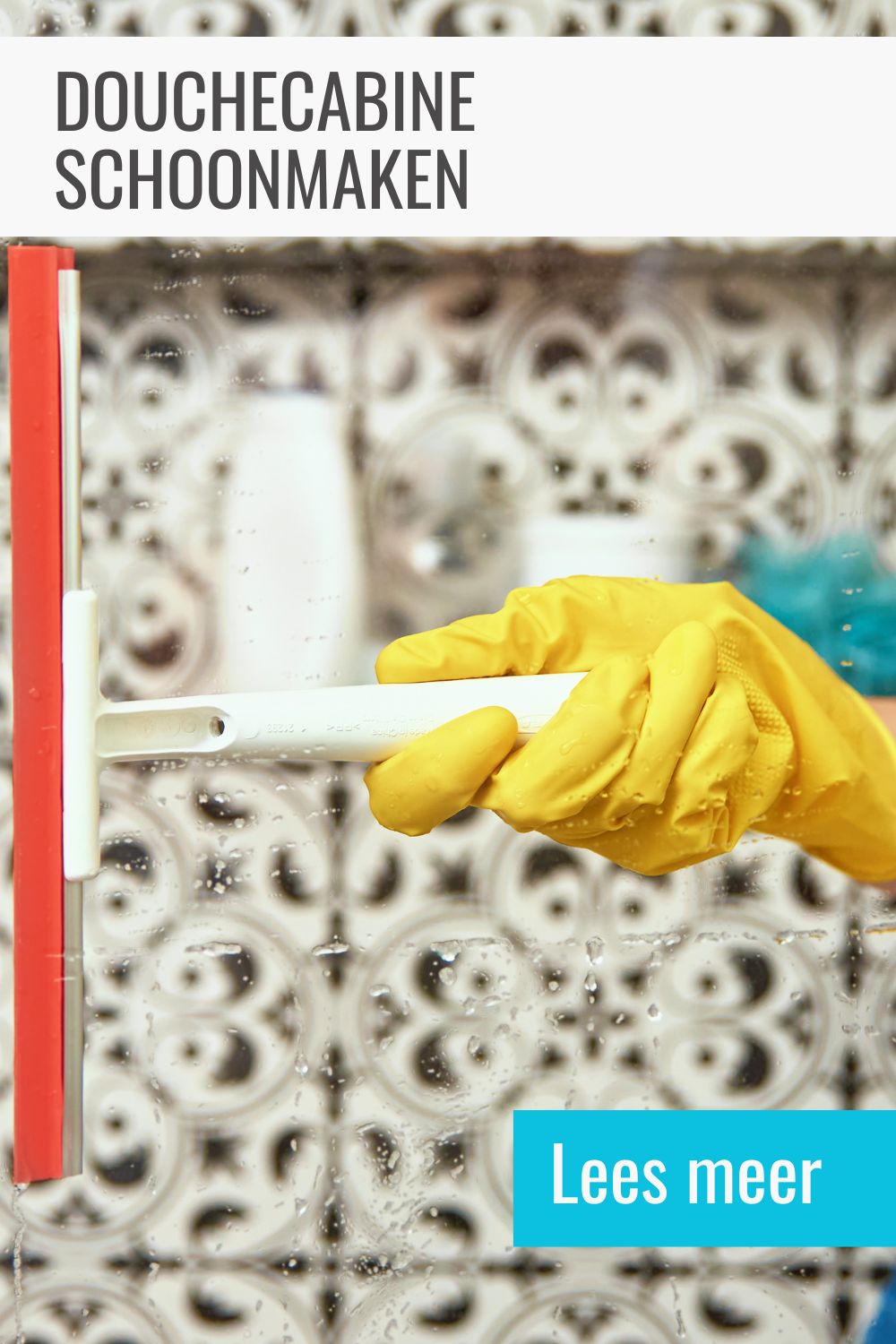 douchecabine schoonmaken