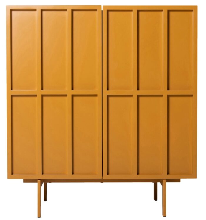 kleurencombinatie kast okergeel