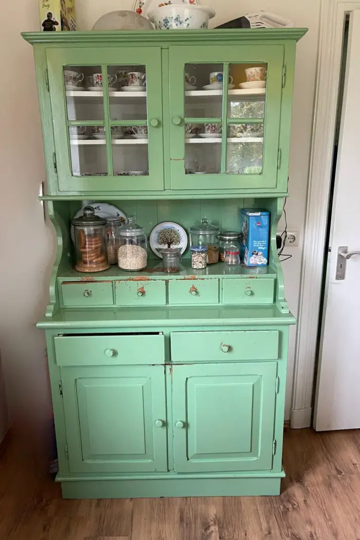 vitrinekast keuken