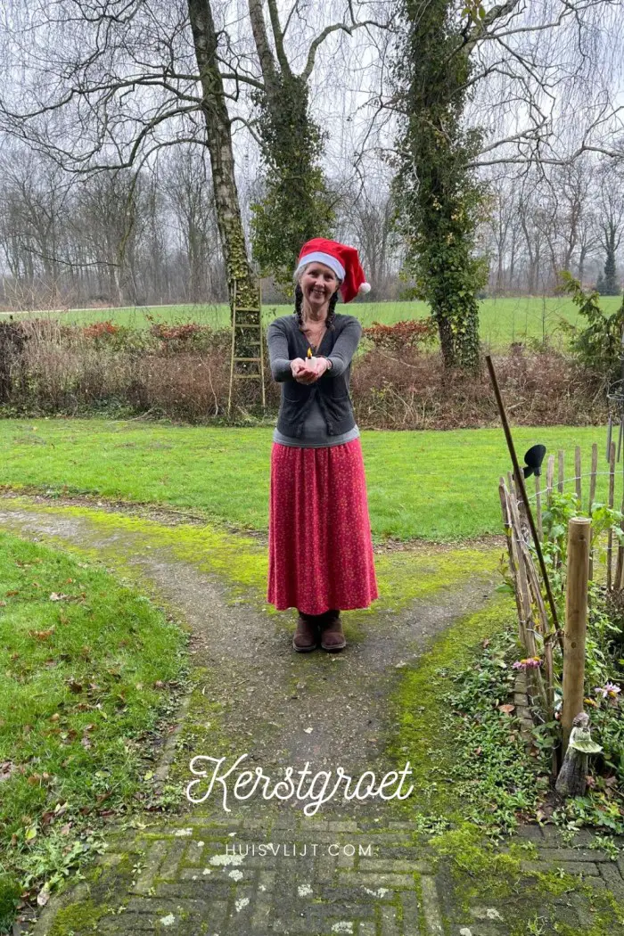 Kerstgroet huisvlijt