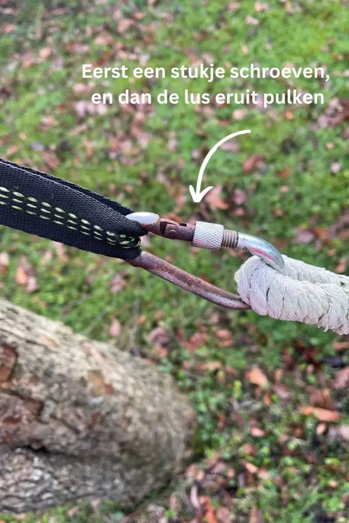 klusje van de dag hangmat