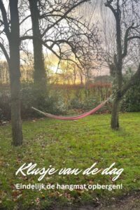 klusje van de dag